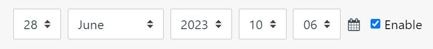 Allow submissions from date setting in a Panopto Student Submission